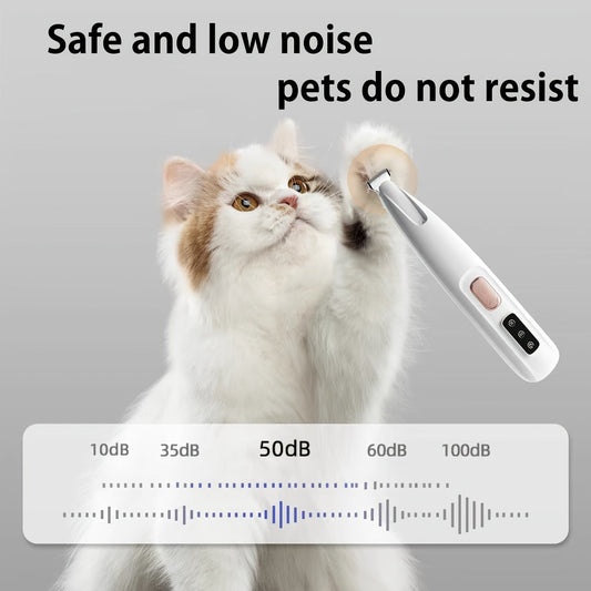 Pet Grooming Clippers with LED Light Support